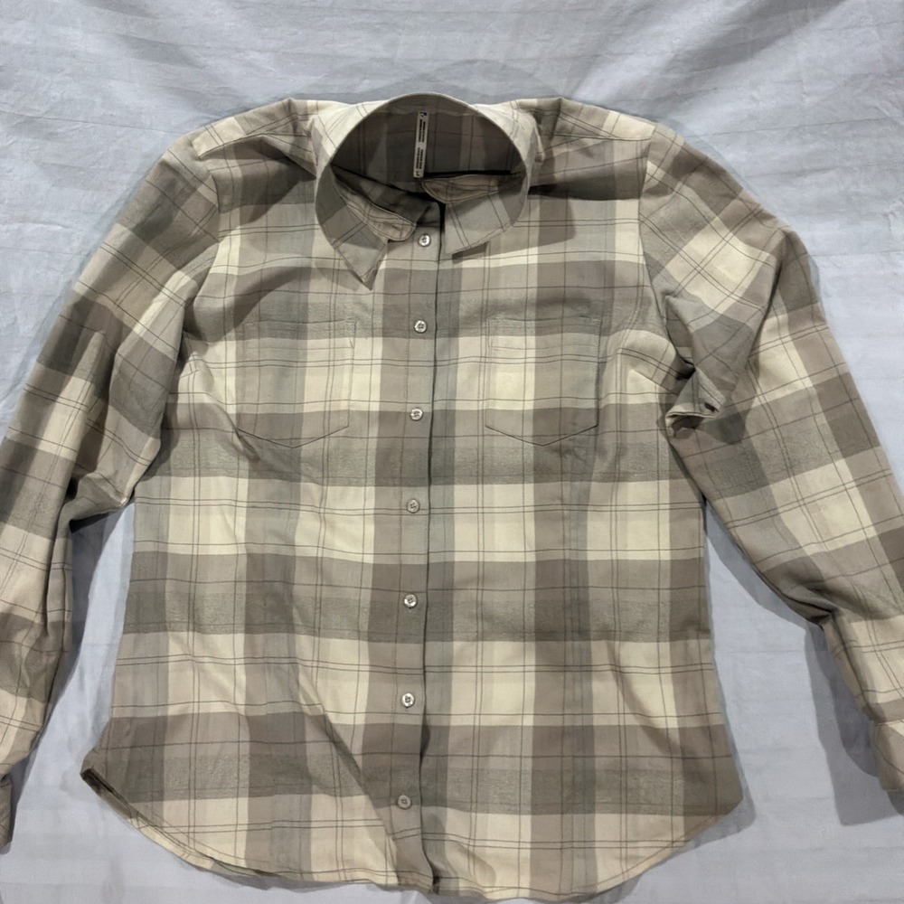 KÜHL lightweight Men's Large Workwear Long Sleeve Shirt Hiking Outdoor Button Up